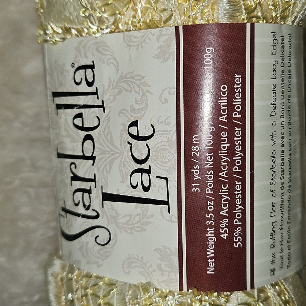 Starbella Lace And others ** Yarn/Lace Lot Of 6 - Picture 5 of 10